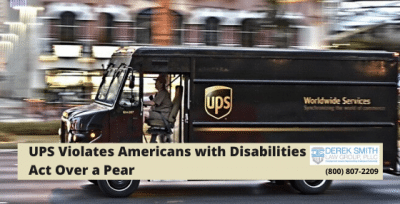 UPS Violates Americans with Disabilities Act Over a Pear