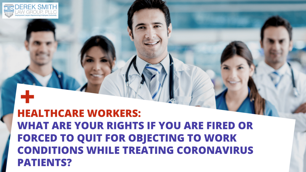 Are you a nurse, doctor, physician's assistant, or other healthcare professional or staff member that has been terminated or forced to quit because you complained about unsafe Coronavirus conditions? Covid-19, coronavirus