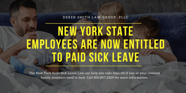 New York State Employees Are Entitled To Paid Sick Leave