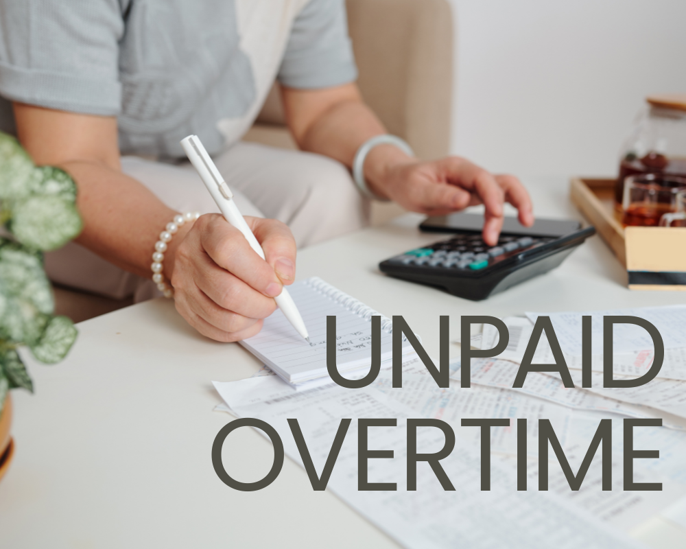 unpaid overtime