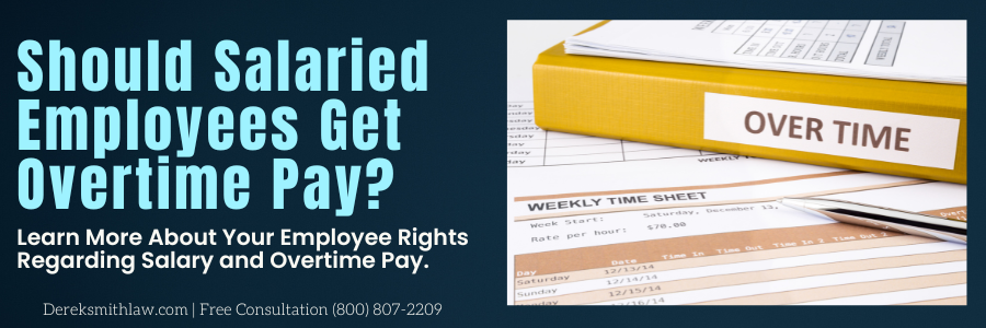 Should Salaried Employees Get Overtime Pay