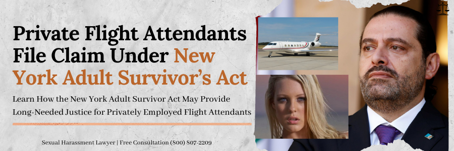 Private Flight Attendants File Claim Under New York Adult Survivor’s Act